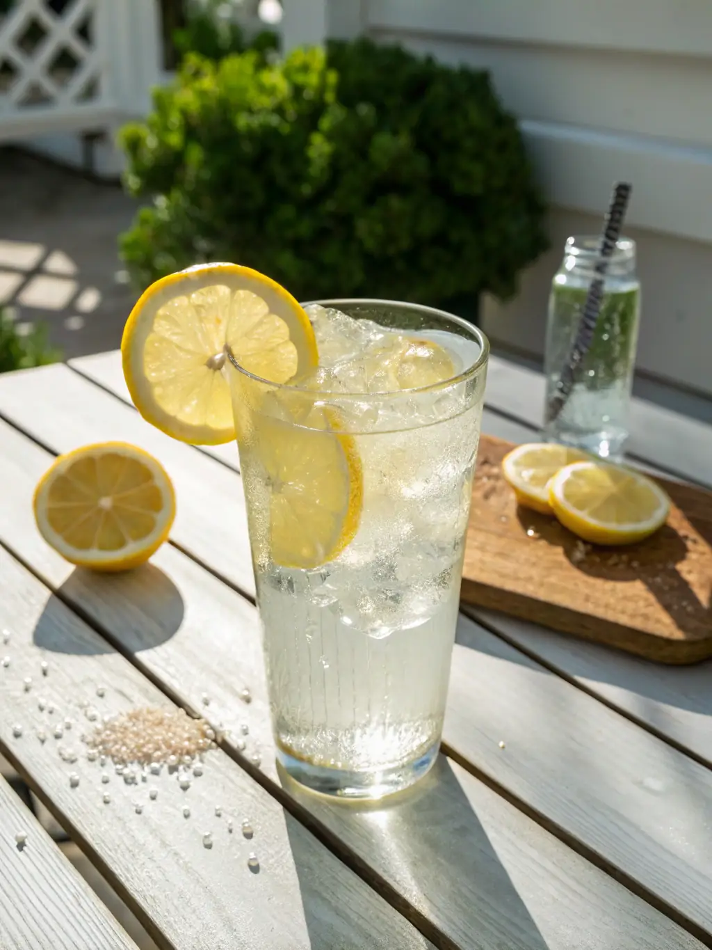 A refreshing glass of homemade lemonade with lemon slices and mint leaves, showcasing its vibrant color and inviting appearance.